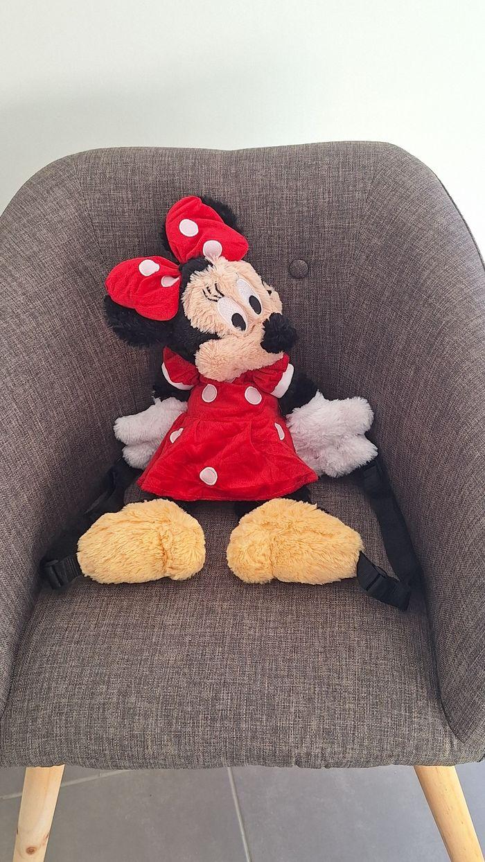 Sac à dos Minnie en peluche - photo numéro 1