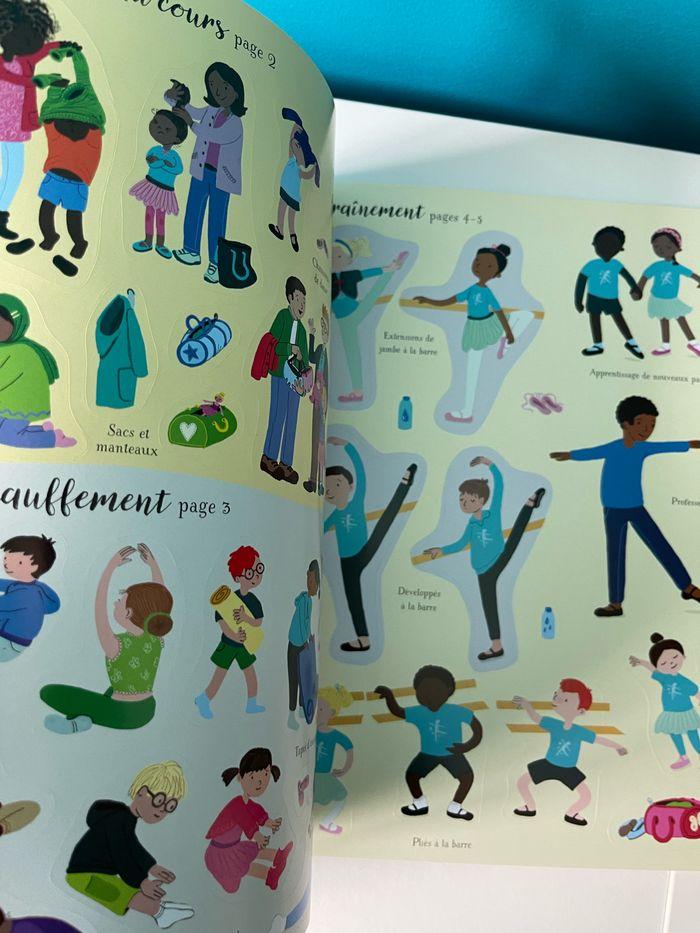 Livre d’activités usborne avec autocollants le spectacle de danse - photo numéro 2