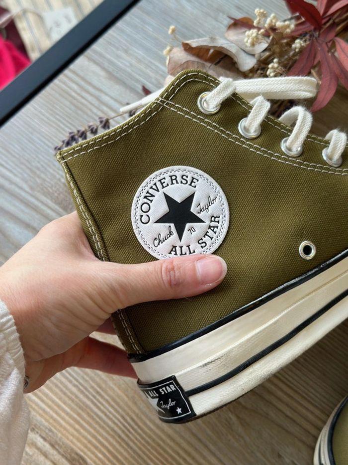 Converse Chuck 70 montantes vert olive - Taille 38 - photo numéro 10