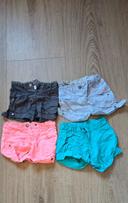 Lot 4 shorts 4ans