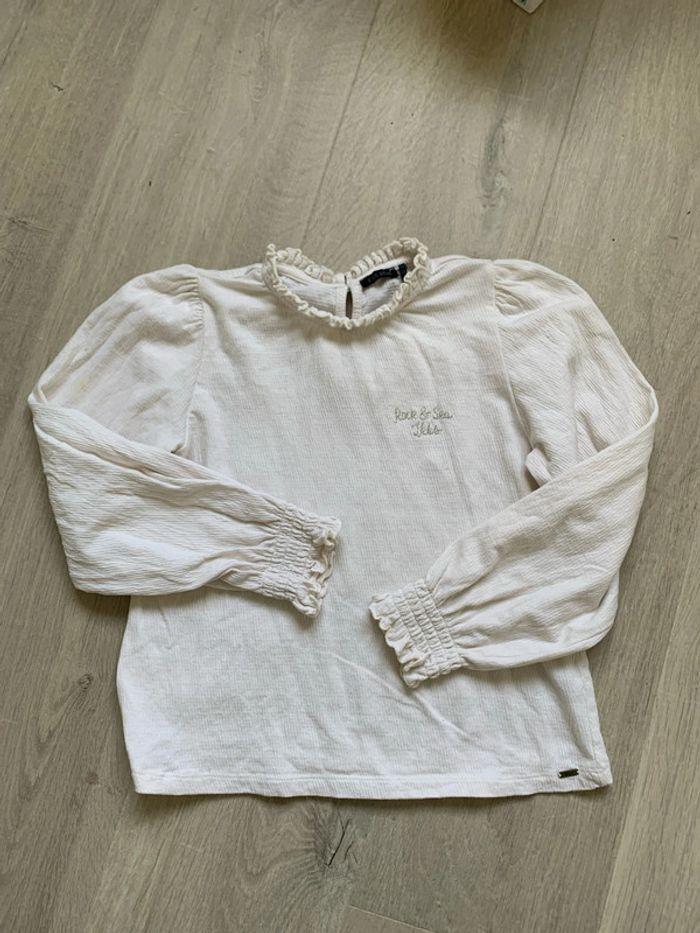 Blouse en coton - IKKS - 8 ans - neuve sans étiquette - photo numéro 2