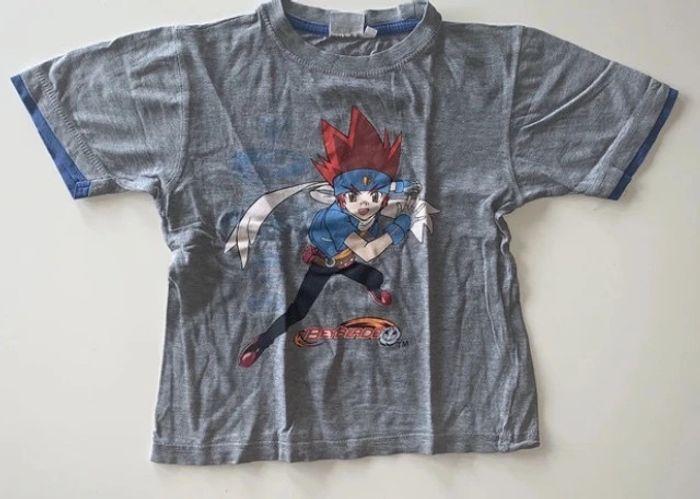 Tee shirt manches courtes 5-6ans Beyblade - photo numéro 1