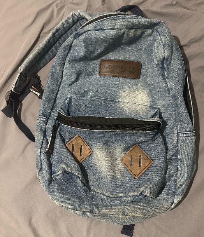 Sac neuf en jean SuperDry Japon - photo numéro 1