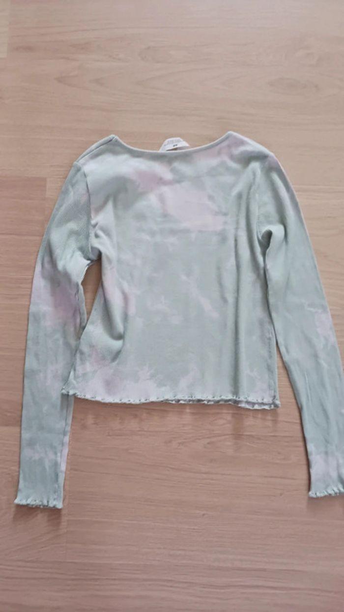 T-shirt fille de marque H&M Taille 11 / 12 ans - photo numéro 2