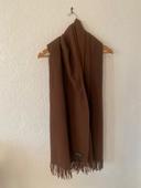 Brown scarf 100% lambwool