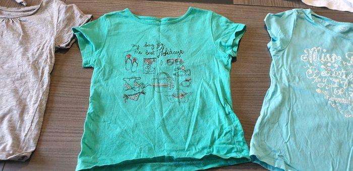 5 tee-shirts manches courtes 4/5ans - photo numéro 5