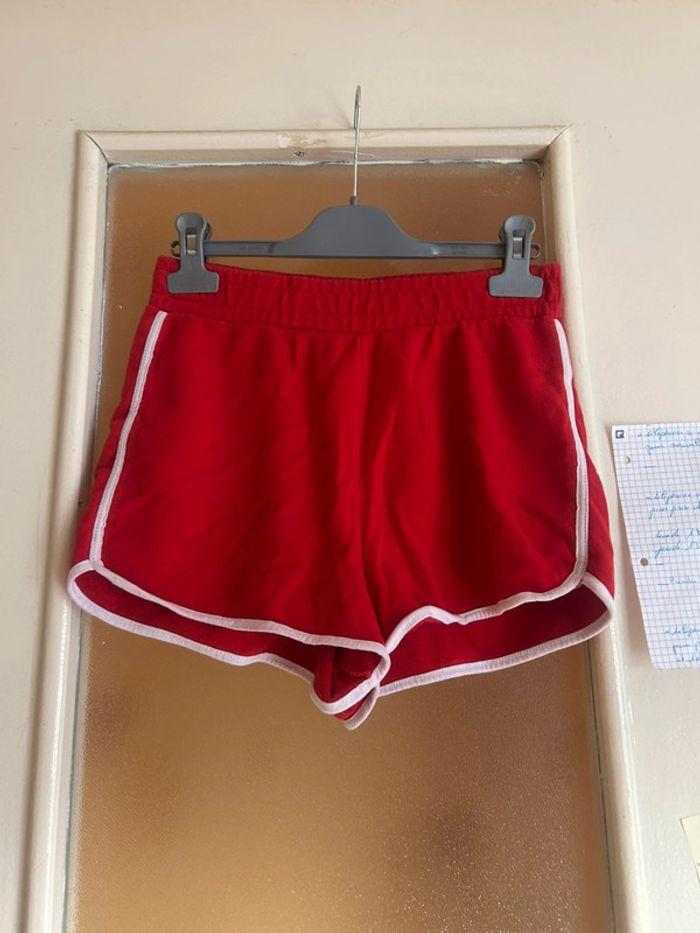 Short de sport rouge - photo numéro 4