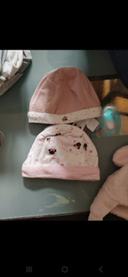 Bonnets  naissance fille