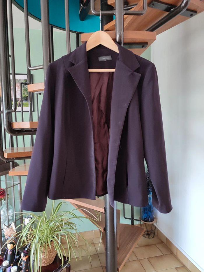 Veste blazer chic violette Kiabi 38 - photo numéro 1