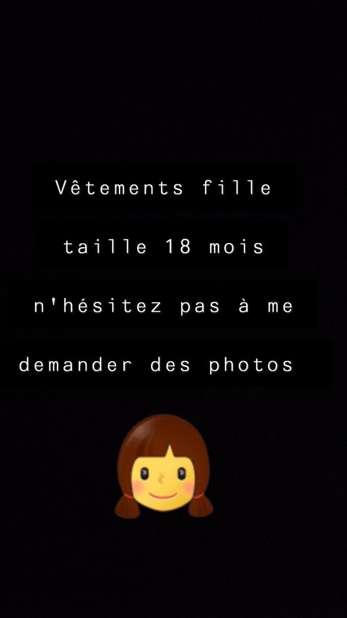 Vêtements fille 18 mois