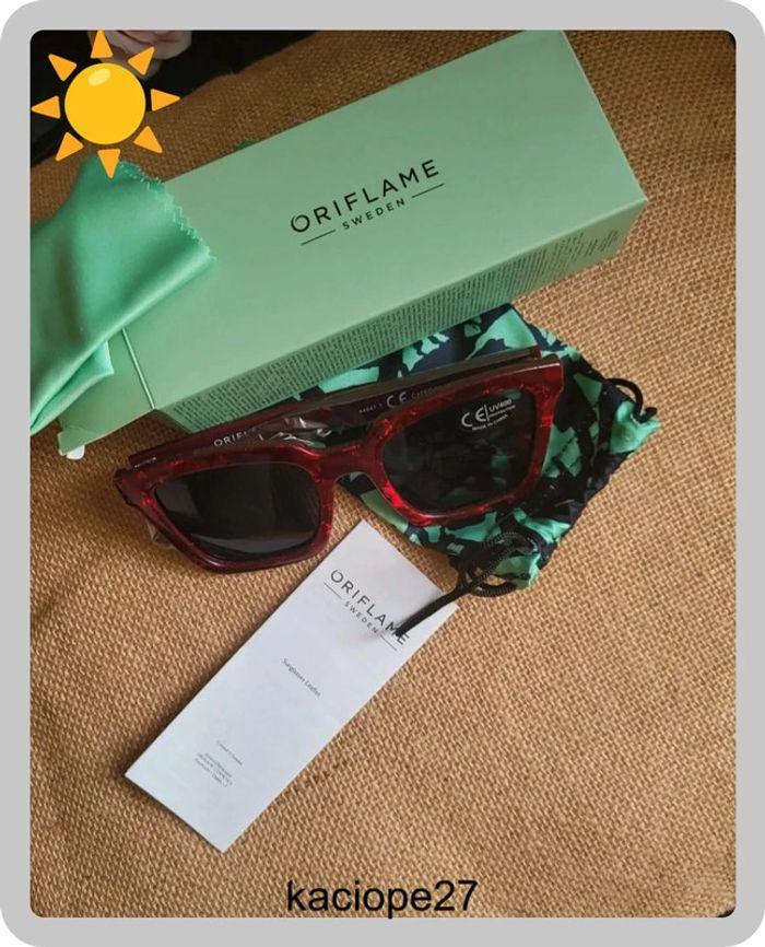 🕶lunette solaire oriflame uv 400 neuve avec étiquette - photo numéro 1