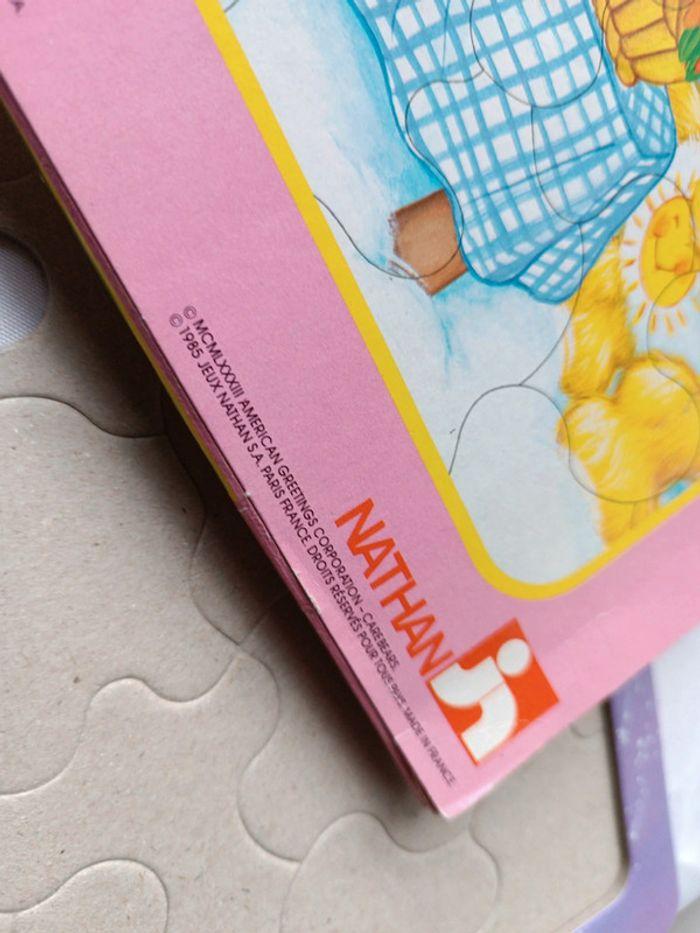 Puzzle 22 bisounours Care bears fleur flower vintage Nathan 1985 les bouquets fiori blumenstraube - photo numéro 8