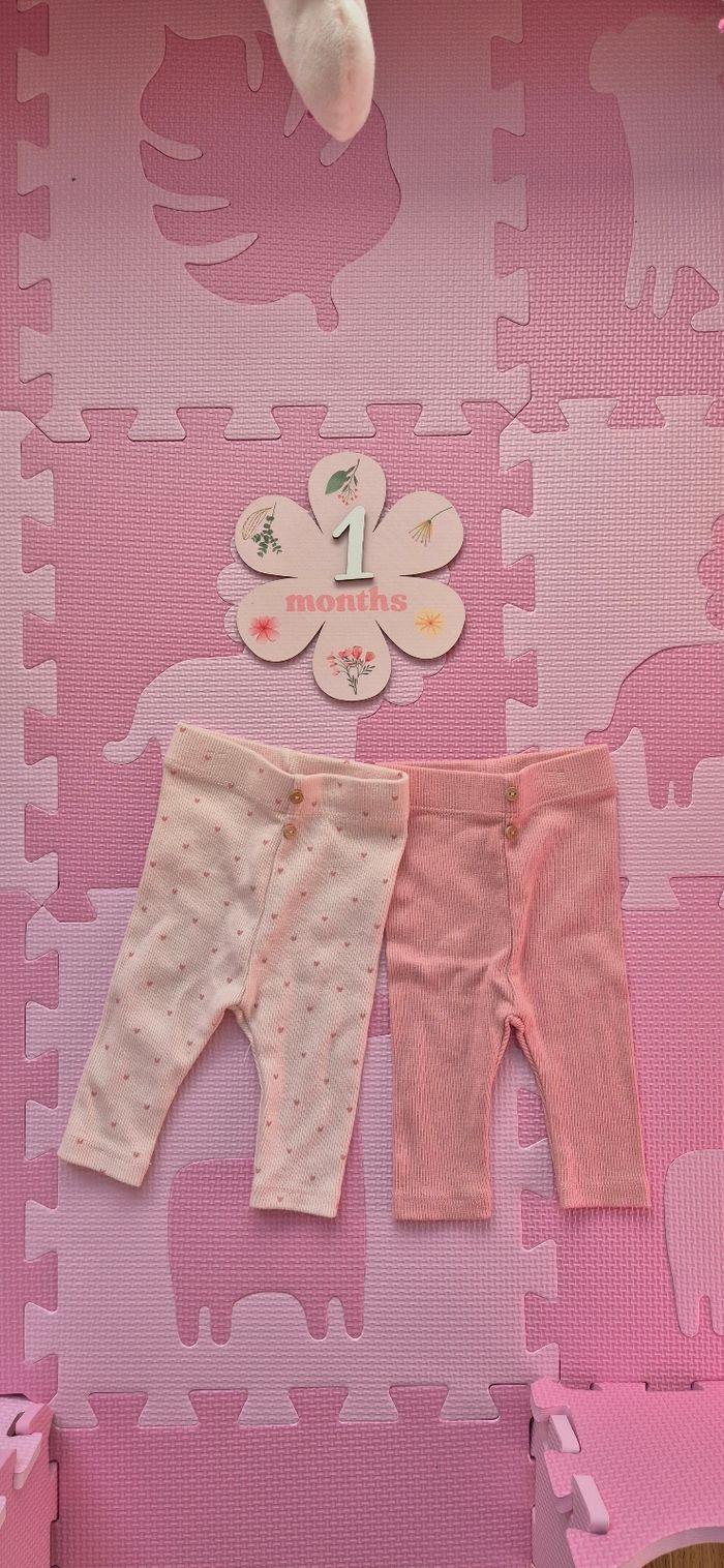 Lot de 2 pantalons bébè 1 mois - photo numéro 2