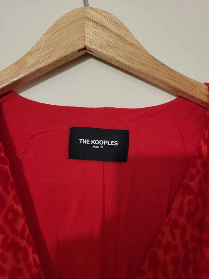 Robe de cocktail The Kooples velours rouge taille 1 - photo numéro 3