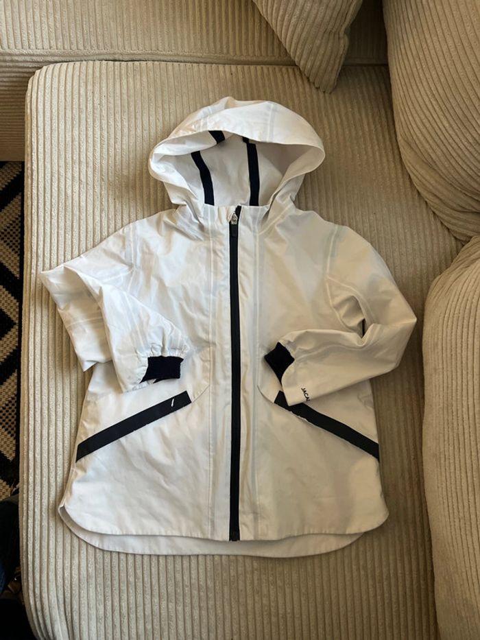 Imperméable, blanc et bleu Jacadi 6 ans - photo numéro 1