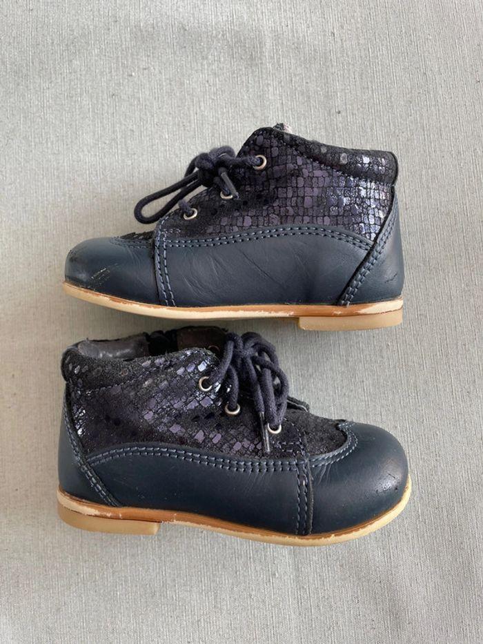 Chaussures bleu marine taille 20 Du pareil au même - photo numéro 3