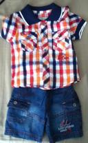 Ensemble chemise et short bébé