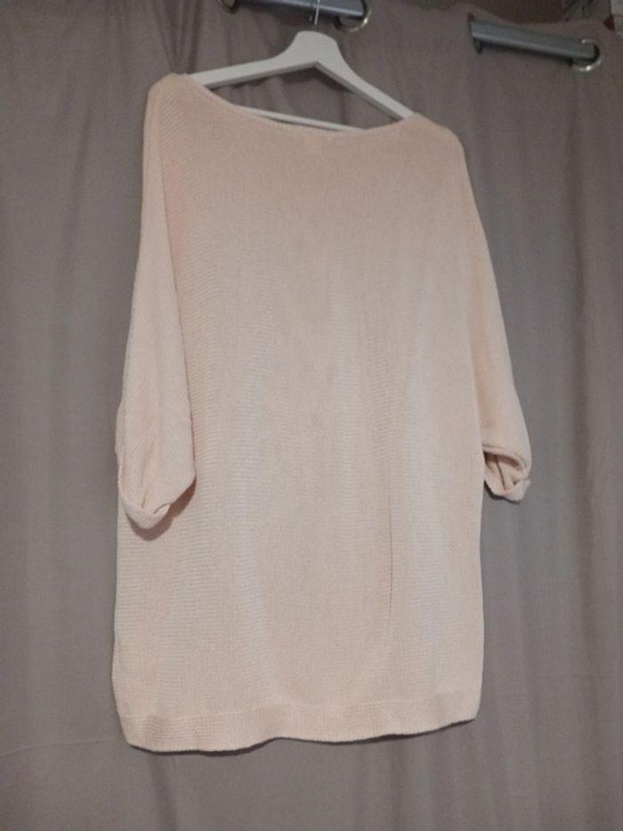 Pull maille beige taille L h&m - photo numéro 1