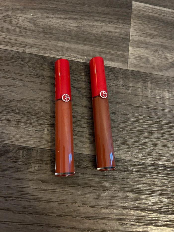 Lot de rouge à lèvres liquide giorgio armani