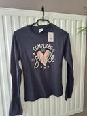 Tee-shirt manche longue complice neuf 14 ans