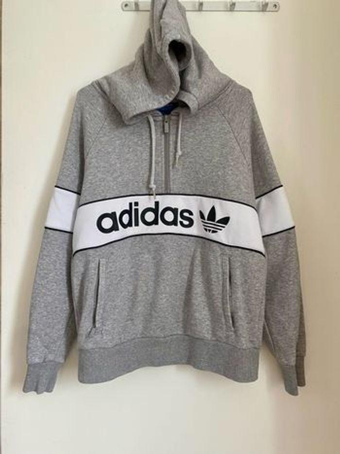 Pull adidas gris en coton femme adidas originals - photo numéro 2