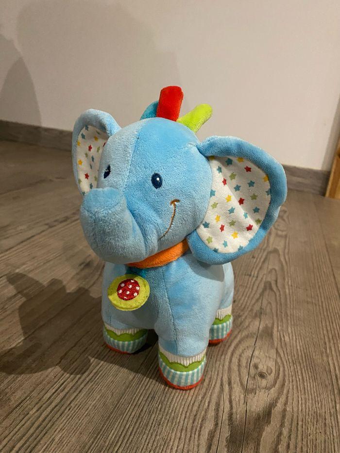 Peluche éléphant - photo numéro 1