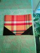 Pochette madras fait main