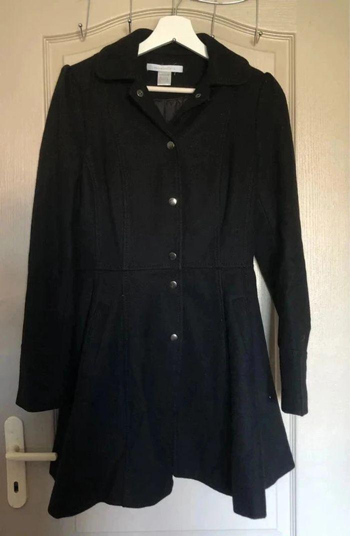 Manteau long noir Femme taille 38 / M - photo numéro 1