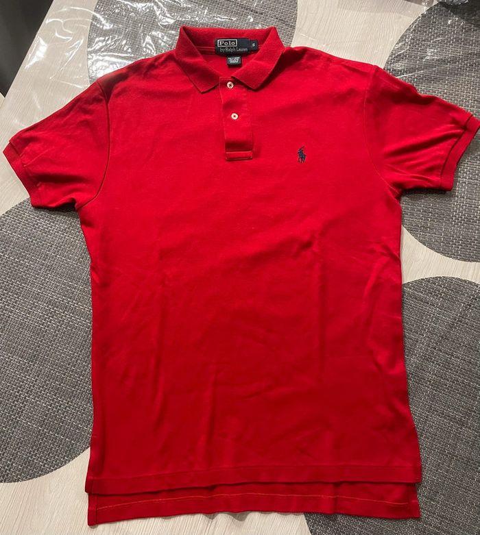 Polo rouge Ralph Lauren T 40 T S  us : T41 T42 - photo numéro 11