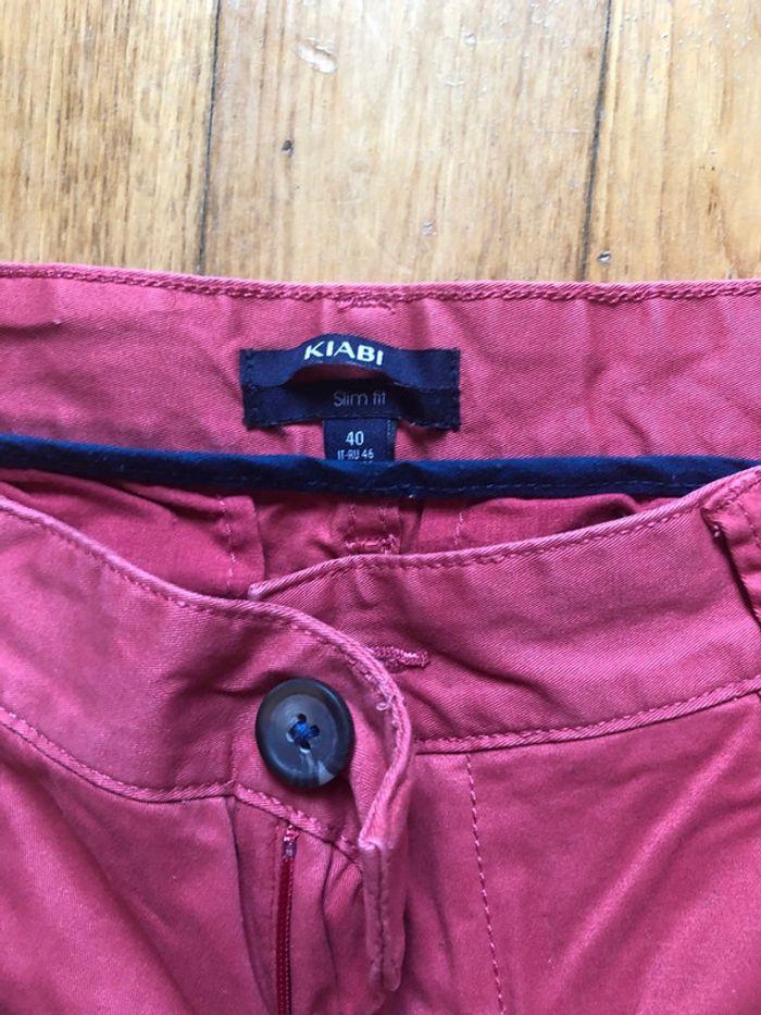 Pantalon rose slim taille 40 - photo numéro 3