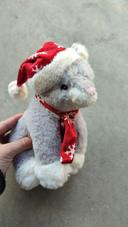 Peluche chat Noël