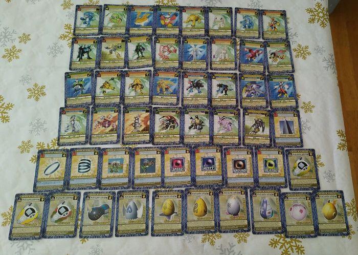 Lot cartes Digimon Deck cuirassé set 1ere édition vintage