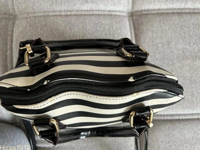 Sac à main bandoulière noir et blanc 💖 - photo numéro 3