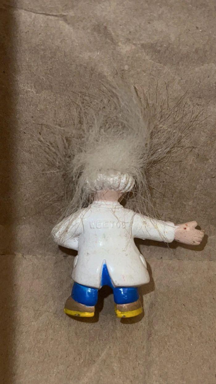 Weekos - figurine troll professeur embout de crayon - années 80 - photo numéro 2