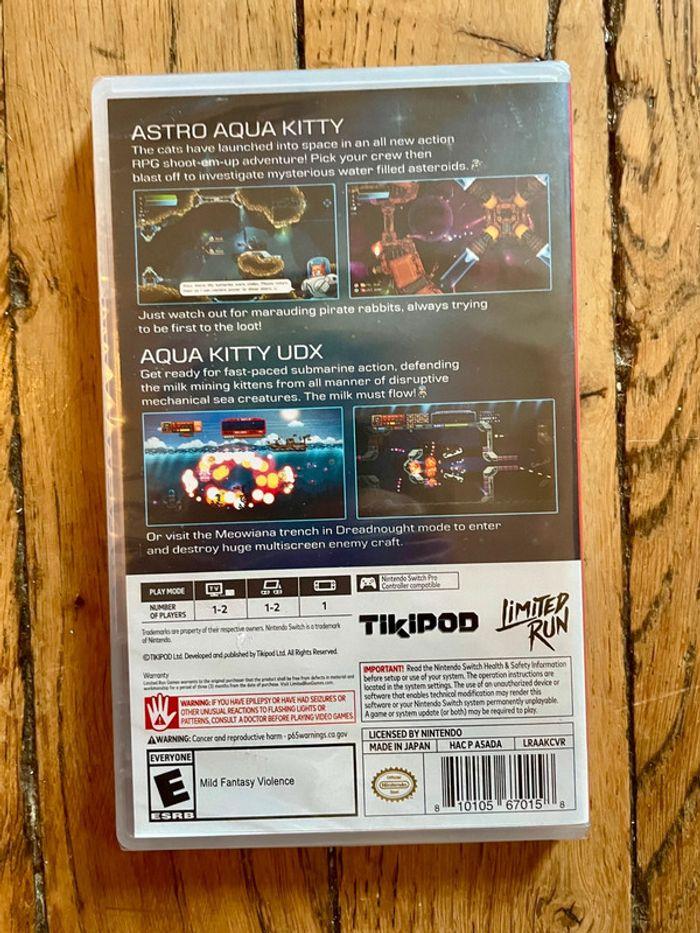 Astro Aqua Kitty: Pawesome Collection, Jeu Nintendo Switch NEUF sous blister Limited Run - photo numéro 2