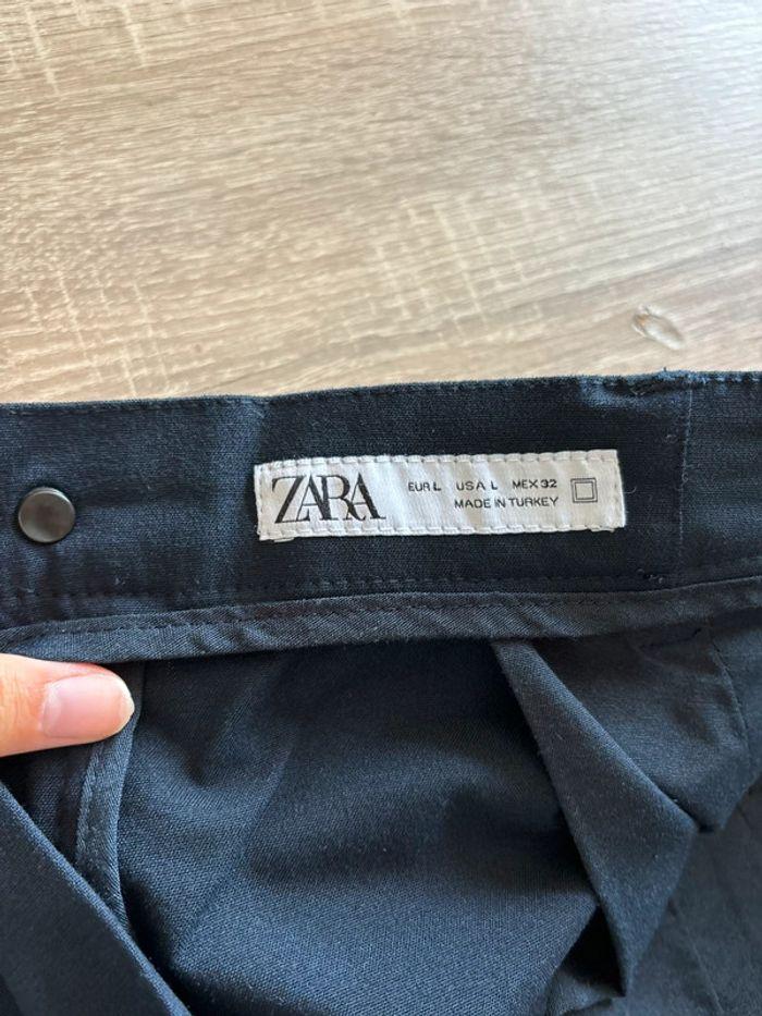 Pantalon bleu Zara - photo numéro 3