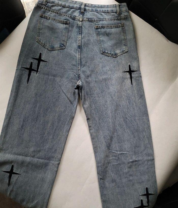 Jean Y2K bleu taille 2XL homme en très bon état - photo numéro 10