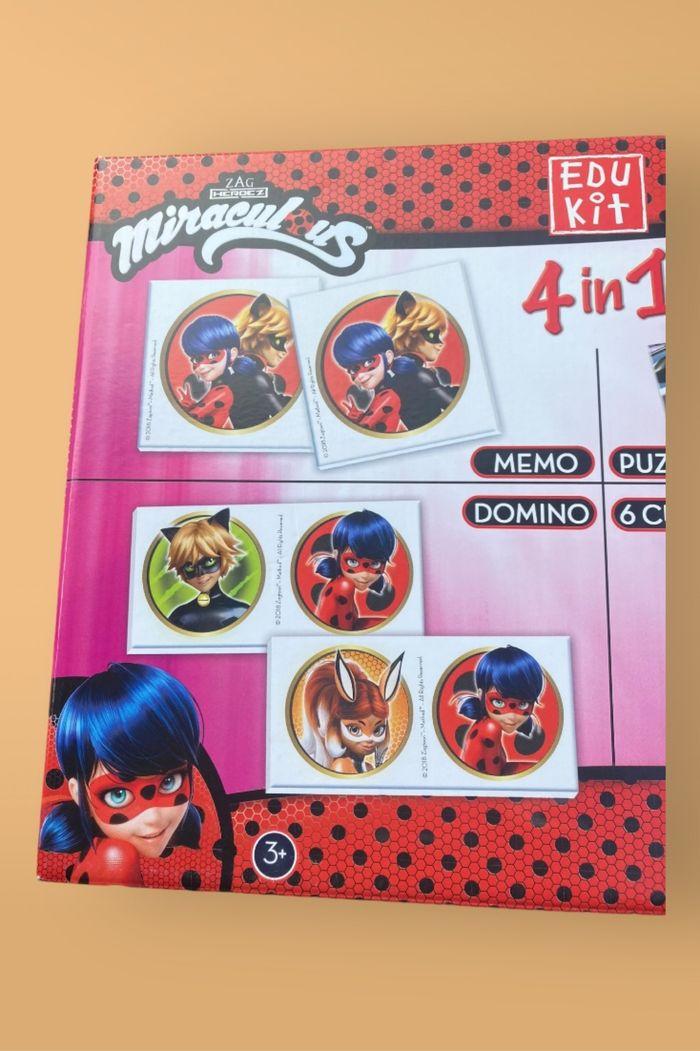 Coffret jeu Edukit 4 en 1 Miraculous Clementoni comme neuf - photo numéro 2