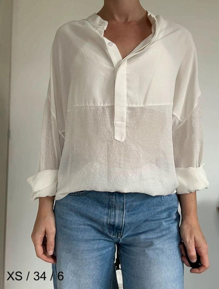 Blouse blanche Deby Debo taille 34 💖 - photo numéro 2