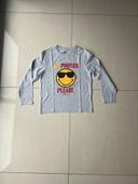 T-shirt enfant manches longues Smiley