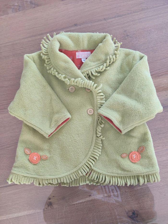 Manteau vert vintage kimbaloo 12 mois les gens - photo numéro 1