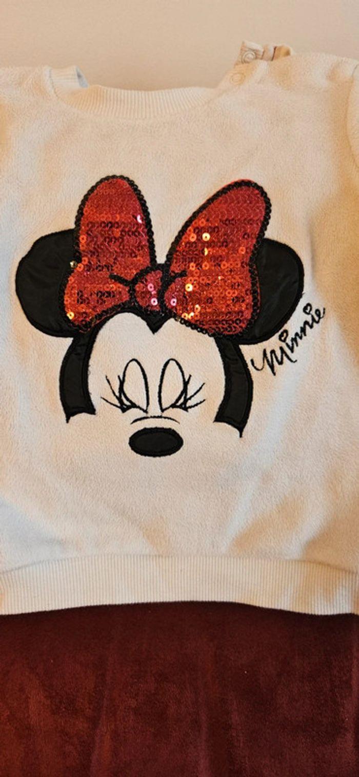 Pull Minnie chaud et doux, taille 2/3 ans, 92cm - photo numéro 2