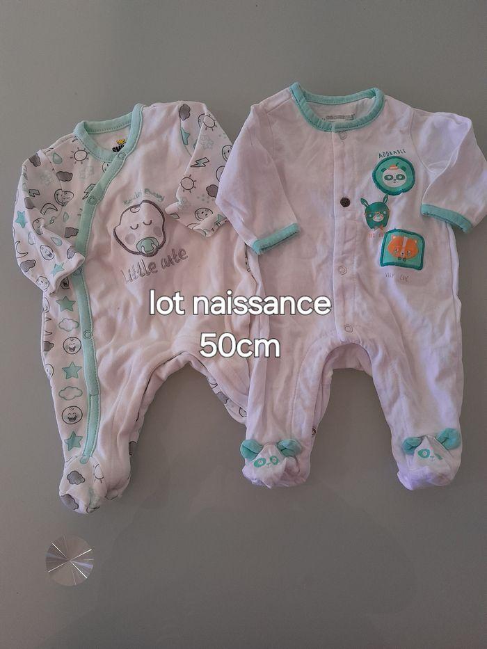 Lot 2 pyjama bébé naissance - photo numéro 1