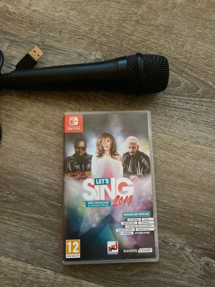 Jeu switch karaoke Let’s Sing 2019 + micro - photo numéro 1