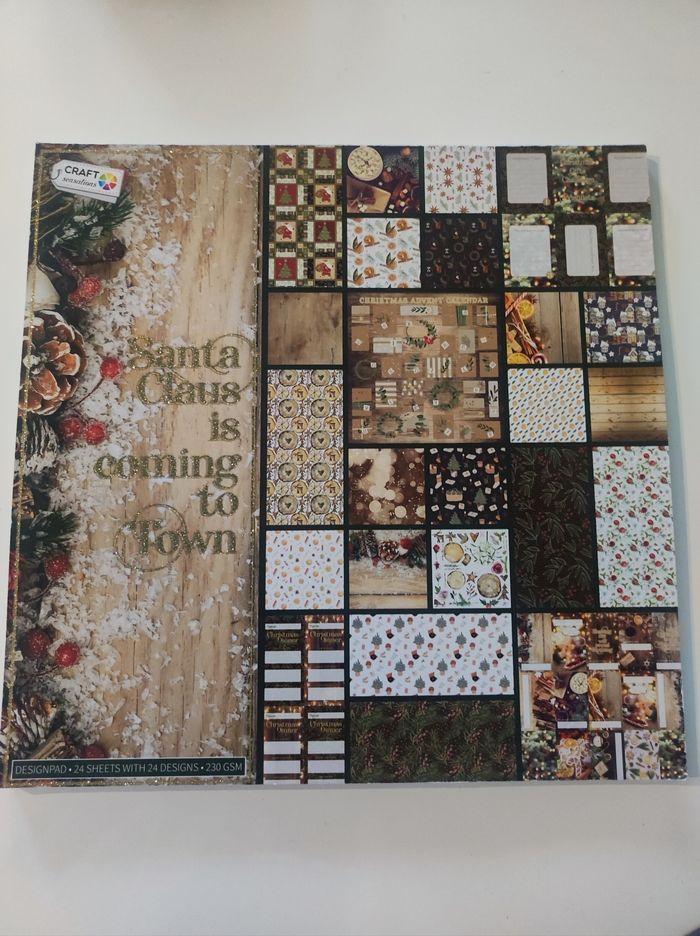 Lot 3 blocs scrapbooking noël Craft sensations - photo numéro 2