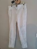 Pantalon blanc Mango