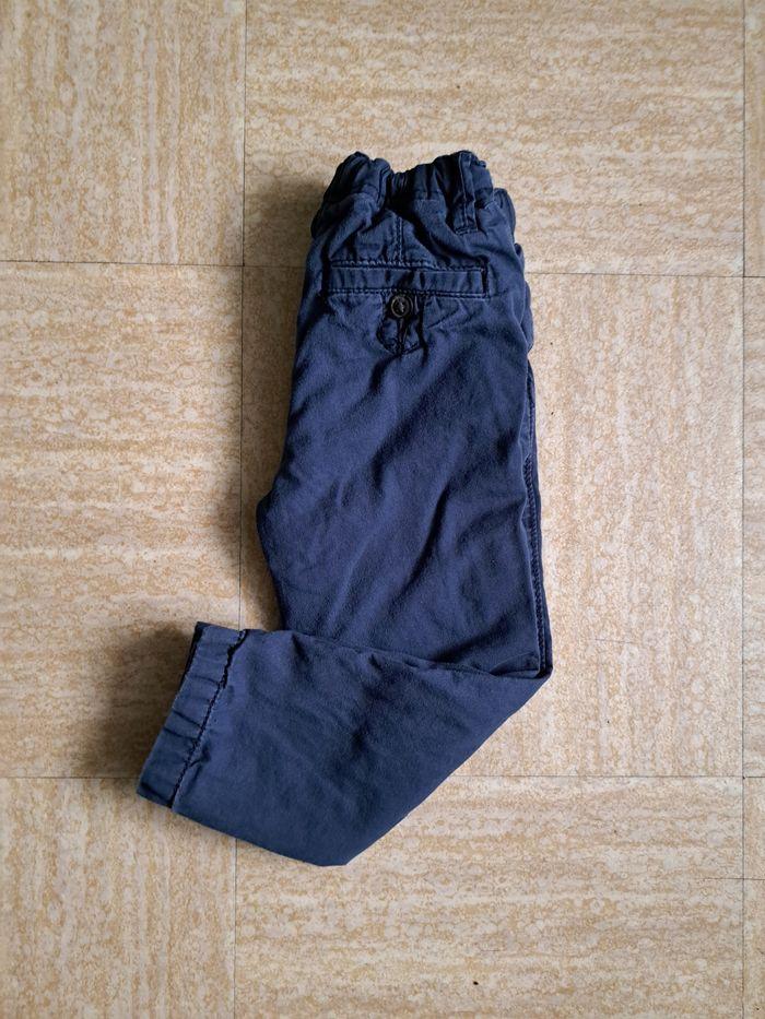 Pantalon marine Authentic Garment T2-3ans - photo numéro 1