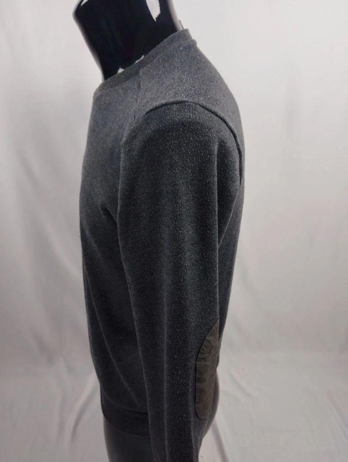 Pull gris Decathlon avec renforts sur les coudes – Taille M - photo numéro 3