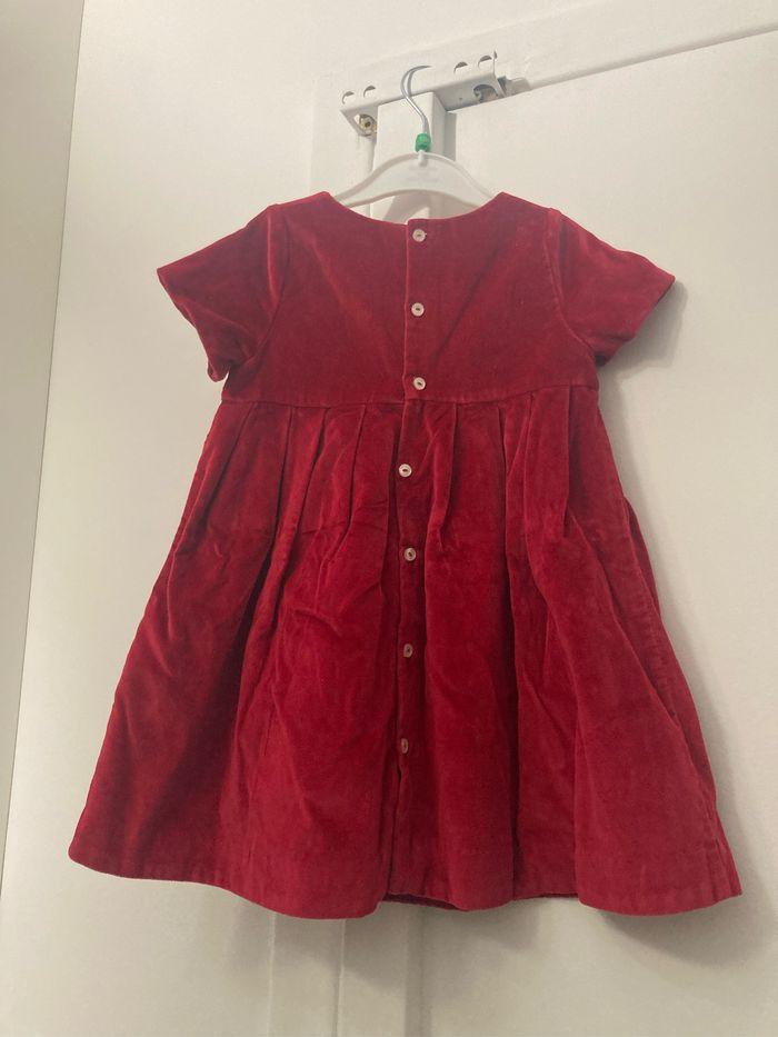 Robe rouge Jacadi 36mois/3ans - photo numéro 2