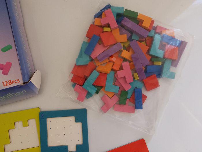 Jeu multi tangram avec pièces en bois - photo numéro 3